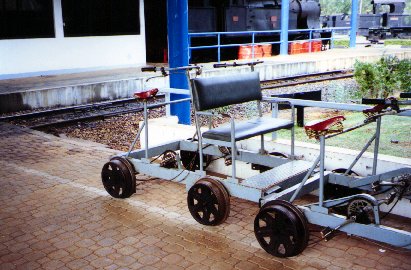 Human-powered section truck